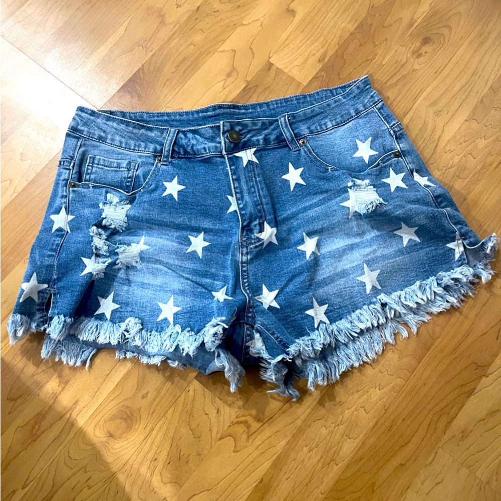 Star Denim Shorts ⭐️❤️